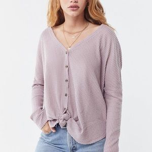 Out From Under Jojo Oversized Thermal Button-Front